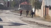 Yüksekova'da hendek kapatan polise ateş açıldı