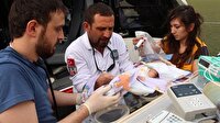 9 günlük bebek ambulans helikopterle sevk edildi