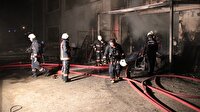 Büyükçekmece’de spotçular çarşısında yangın çıktı