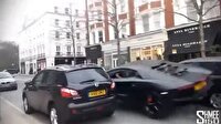 Lamborghini'ye çarpan şanssız sürücü
