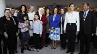 Emine Erdoğan ve lider eşlerinden özel çocuklara ziyaret