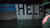 Marmara Denizinin ortasında insanlık dramı