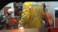 Ehliyetsiz ve alkollü sürücü polisin şapkasını aldı