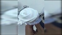 Kremadan pratik çiçek yapımı