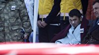 Şehit arkadaşını böyle uğurladı