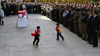 Şehit astsubayın oğlu yürekleri dağladı
