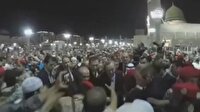 Erdoğan'a Medine'de sevgi gösterisi
