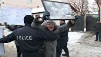 Kosova'da Ortodoks Sırpların Noel kutlamasında protesto