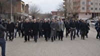 Diyarbakır Çınar ilçesinde teröre tepki yürüyüşü