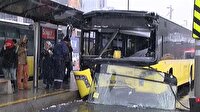 Merter'de metrobüs kazası!