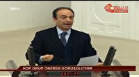 Teröristler için kürsüde ağladı
