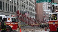 New York'ta inşaat vinci devrildi: 1 ölü, 2 yaralı