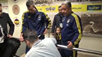 Van Persie ile röportaj yaparken fenalaştı