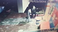 Markette kalaşnikoflu soygun kamerada