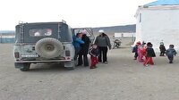 Bir araçtan 35 çocuk çıktı