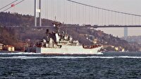 O gemi bu kez 'uçaksavar' ile geçti