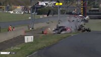 Ferrari'yi paramparça eden kaza kamerada