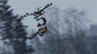 Drone'a testere takıp ağaç budadılar