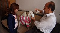 Evin en yeni sakini: Bebek gibi bakılıyor!