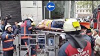 Nişantaşı'nda bina çöktü: 1 yaralı