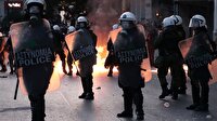 Yunanistan'da polis ve göstericiler çatıştı