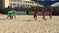 Gazze'de Plaj Futbolu ligi