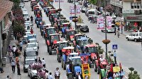 Darbe girişimine tepki için 300 traktörle konvoy