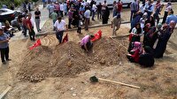 Yeni kurulan şehitliğe ilk onlar defnedildi