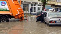 Kars'ta dolu yağışı ve sağanak etkili oldu - Hava durumu
