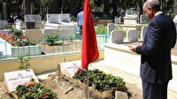 Cumhurbaşkanı Erdoğan Olçok'ların kabrini ziyaret etti