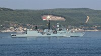 Alman savaş gemisi Çanakkale'de