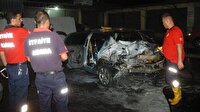 Ceyhan'da 2 lüks otomobil kundaklandı