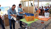 Lapseki’de geleneksel 4. tavuk mezadı yapıldı
