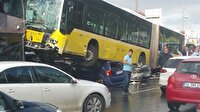 Metrobüs kazasından ilk görüntüler