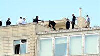 İşten çıkarılınca çatıya çıktılar