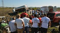 Adana haber-Otomobil ile tanker çarpıştı: 1 ölü, 1 yaralı