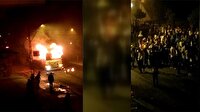 Kamyonu yakıp adamı linç ettiler