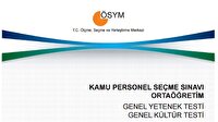 Çıkmış KPSS sınav soruları ve cevapları-ÖSYM KPSS soruları