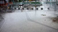 Vinç otomobilin üzerine devrildi
