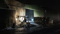Başkent'te fabrika yangını: 2 işçi yaralı