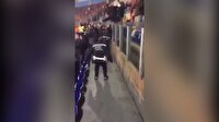 Roma - Lazio derbisinde polis şov!