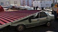 Kahramanmaraş Haber: Şiddetli rüzgardan çatılar uçtu