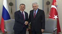 Başbakan Yıldırım, Tataristan Cumhurbaşkanı ile görüştü
