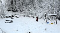 Zonguldak Haber: Kent Ormanı'nda kar güzelliği