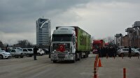 Bursa'dan Haleplilere 20 tır yardım gönderildi -Bursa haber