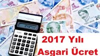 Net asgari ücret kaç TL oldu? 2017 Asgari ücret zammı ne kadar?