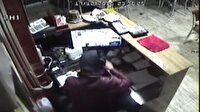 İş yerinde hırsızlık güvenlik kamerasında