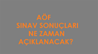 AÖF sınav sonuçları ne zaman açıklanacak? 14-15 OCAK AÖF sınavı