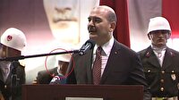 Bakan Soylu'nun konuştuğu esnada fenalaşan asker bayıldı