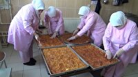 Yozgatlı kadınlardan El Bab'daki askerlere yöresel yiyecek